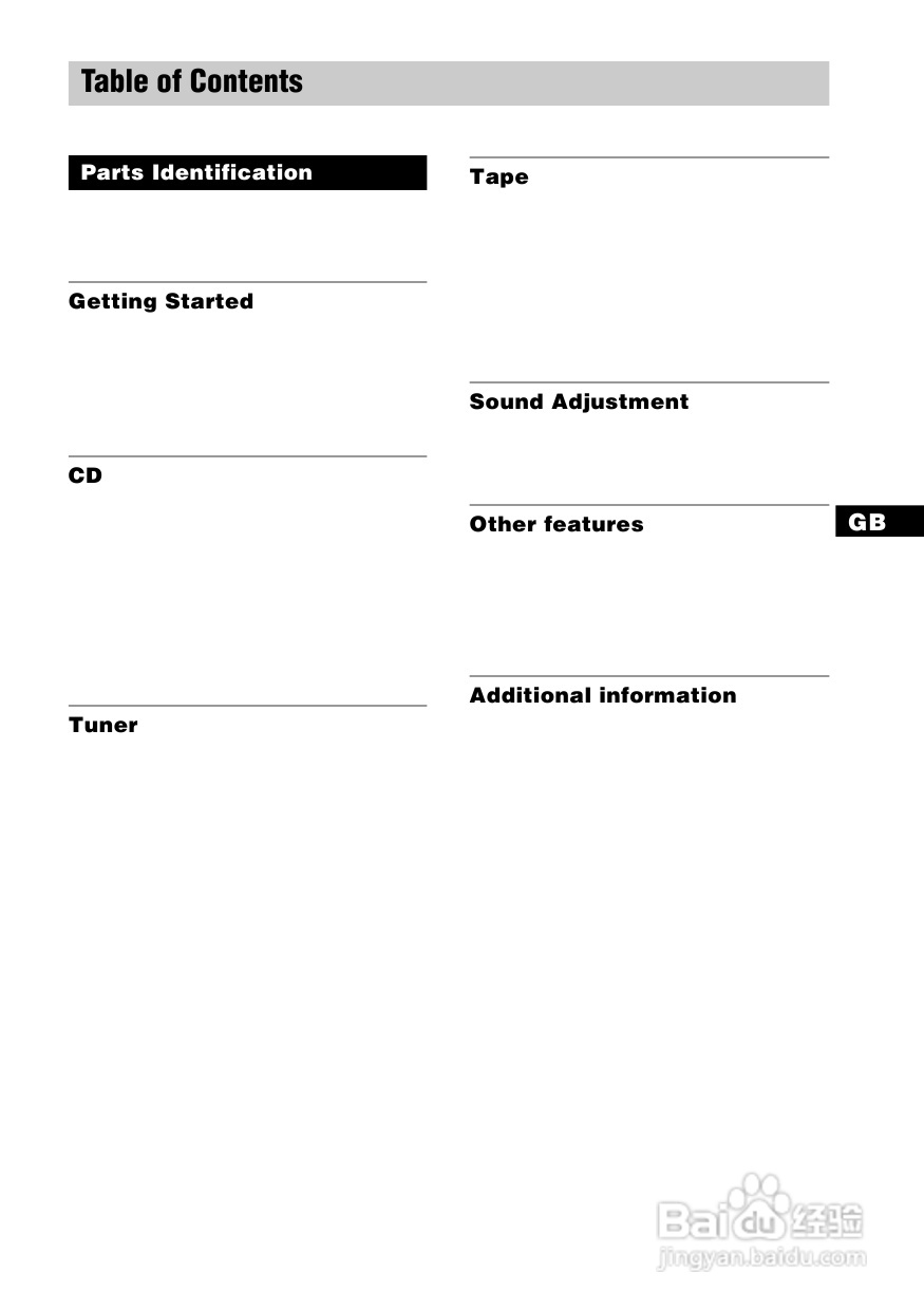 索尼CMT-EP50迷你组合音响使用说明书:[1]