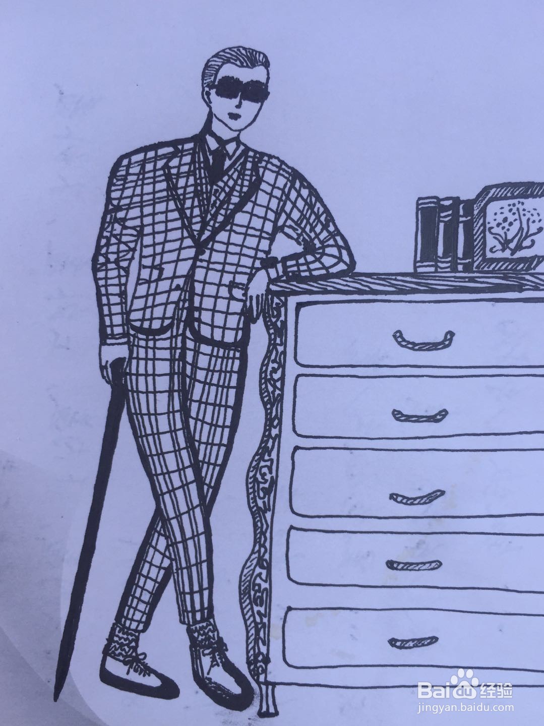 插画教程之绅士