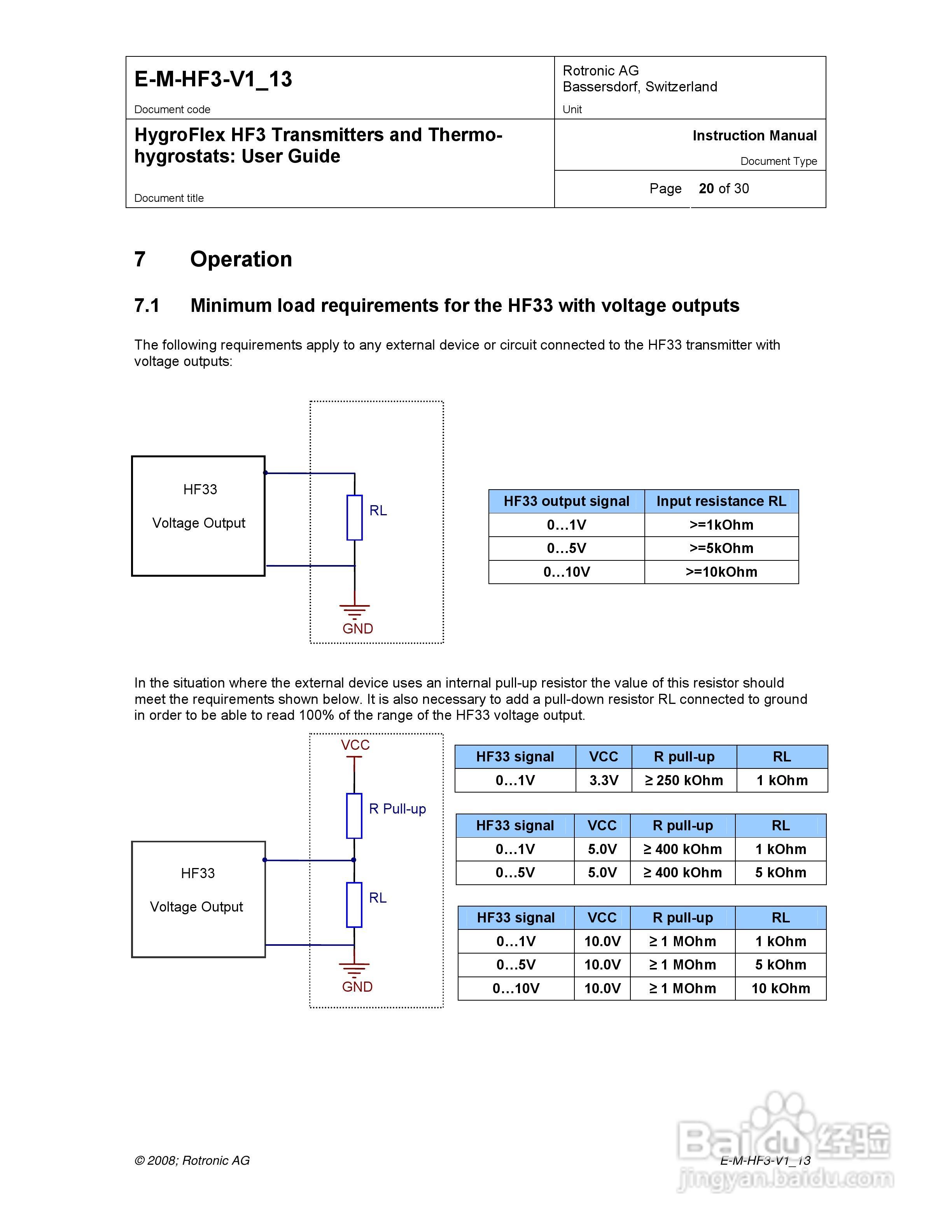 HF3暖通温湿度变送器用户手册:[2]