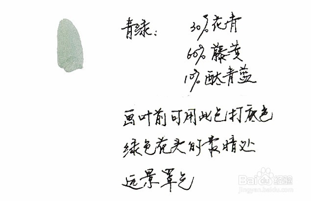 成人学国画第一步——调色笔记