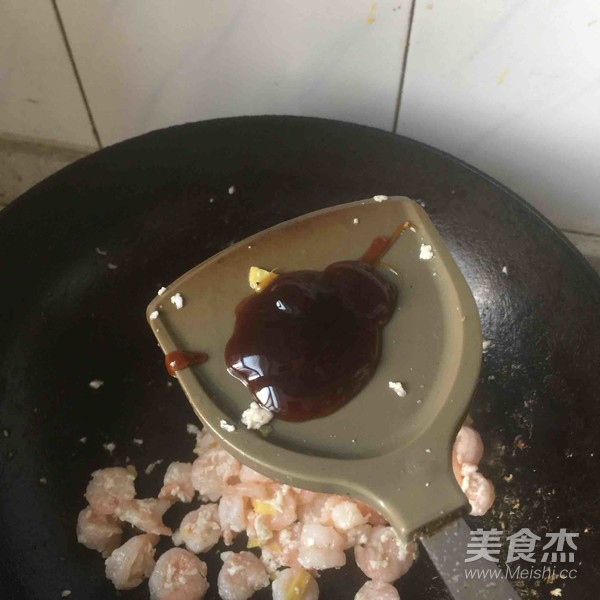 韭菜炒虾仁的做法