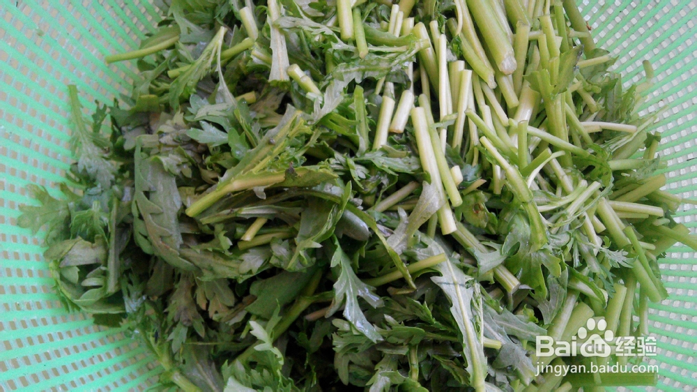 如何清炒茼蒿