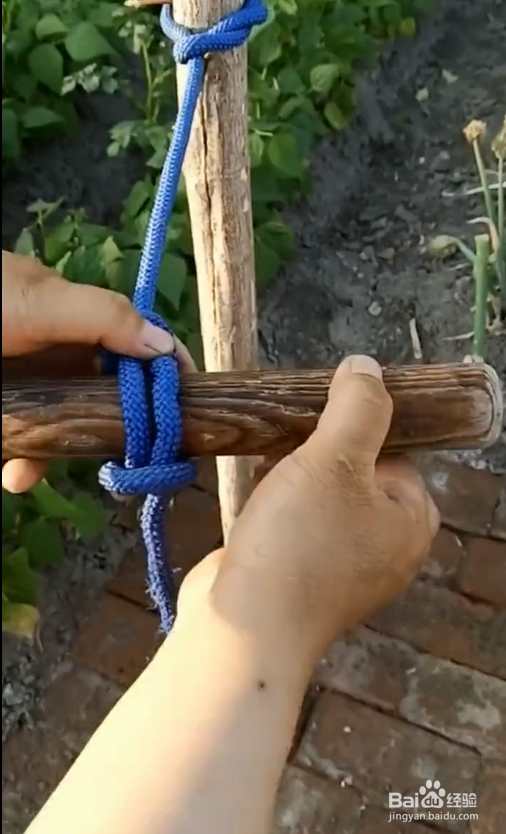 如何打拖拉重物时使用的绳结？