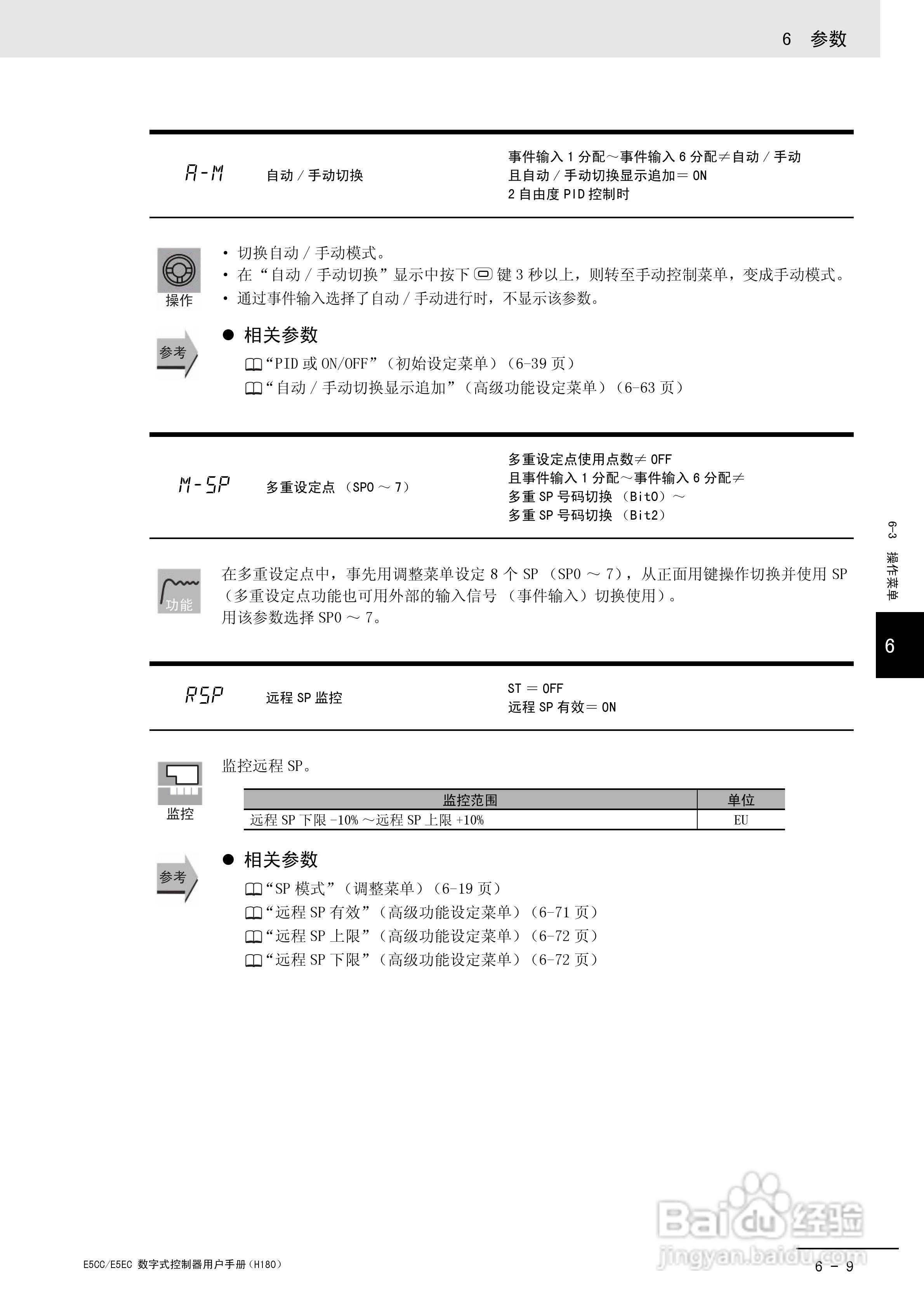 欧姆龙温控器E5CC-E5EC操作手册:[20]