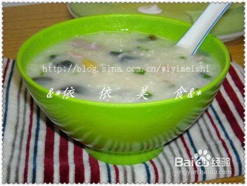 清热下火老火粥-----咸排骨菜干粥