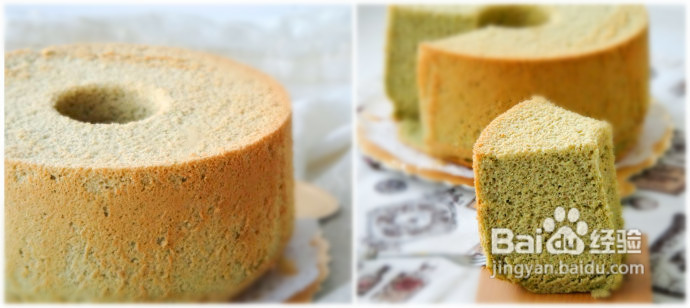 姐姐的最爱--抹茶戚风蛋糕