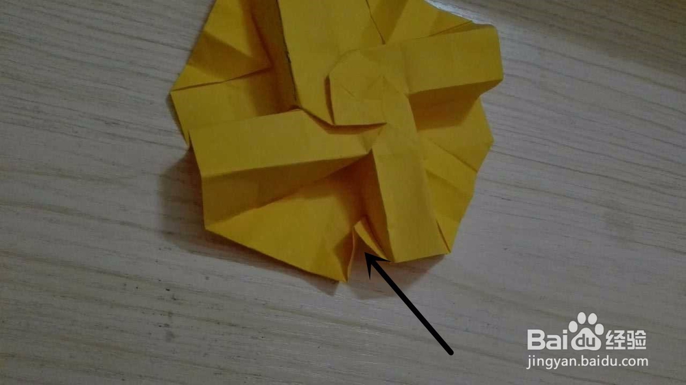 普通玫瑰花的折法