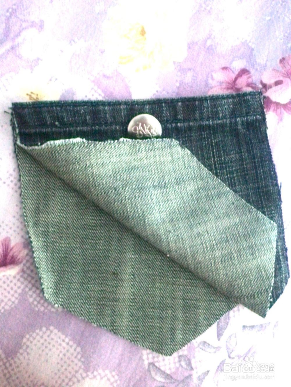 全手工缝制手机充电包