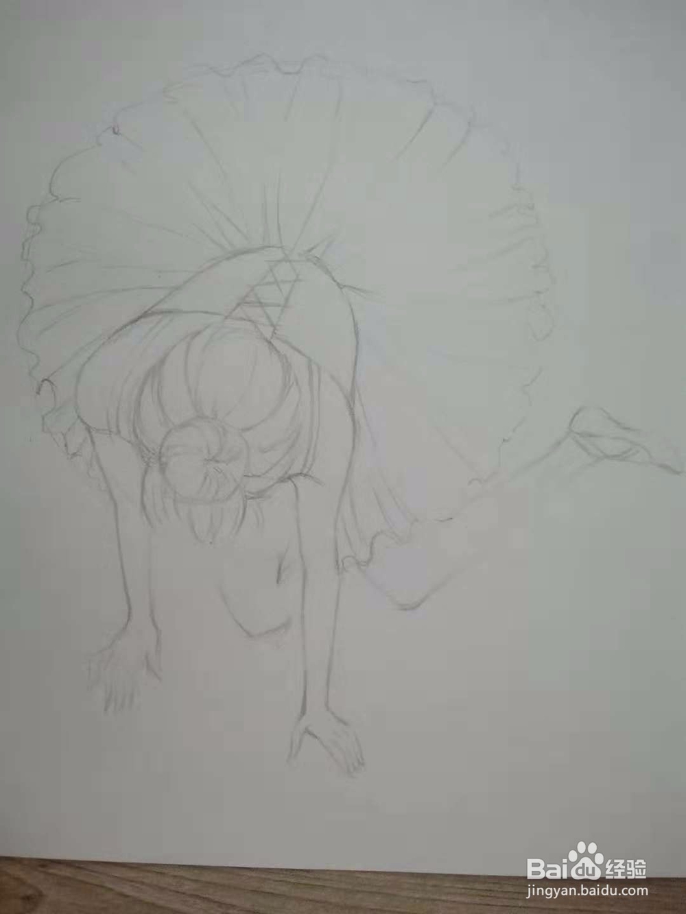 《摔倒的芭蕾舞少女》漫画人物画法教程