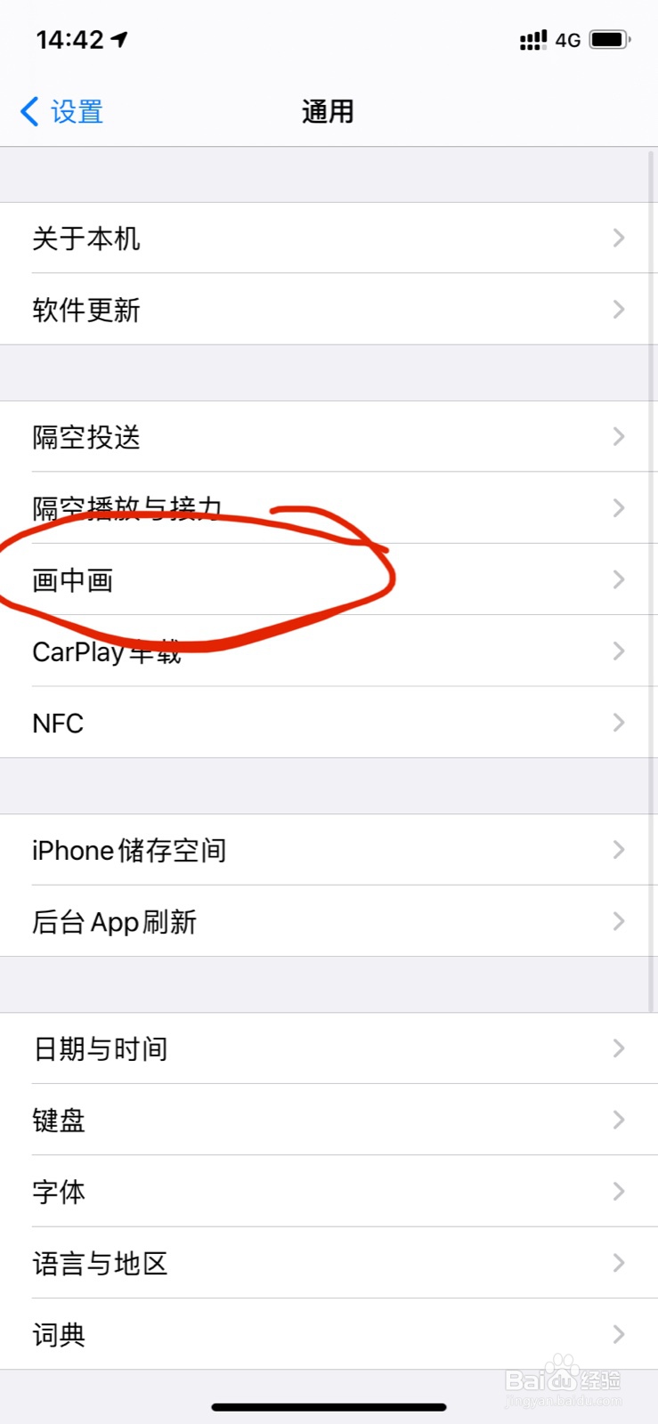 苹果手机的画中画功能怎么开启
