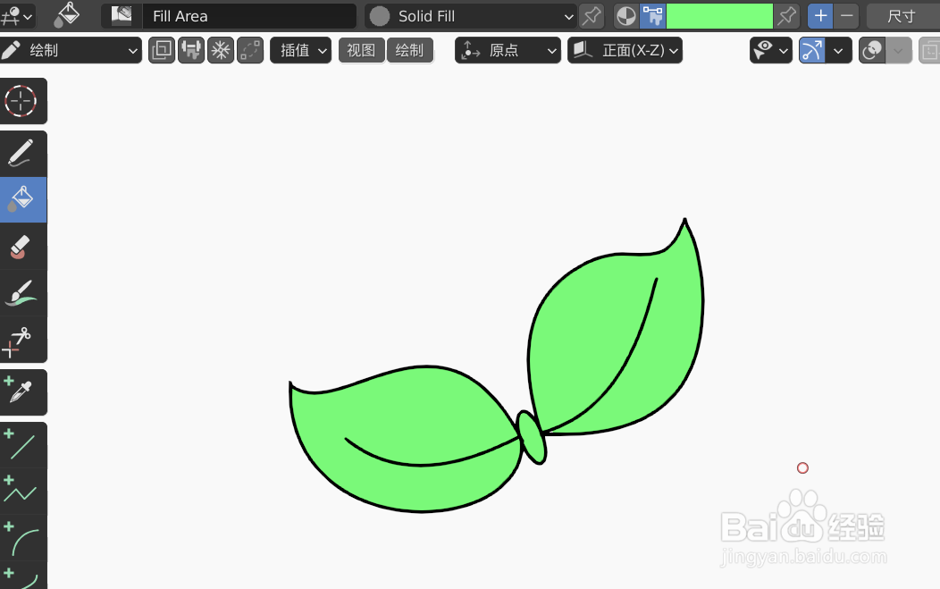 如何使用blender2.9设计叶形蝴蝶结简图模型