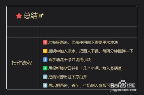 香芋西米露的做法