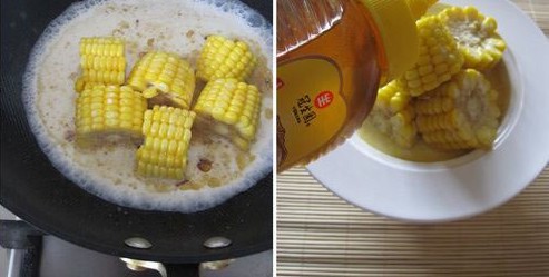 奶香玉米的做法