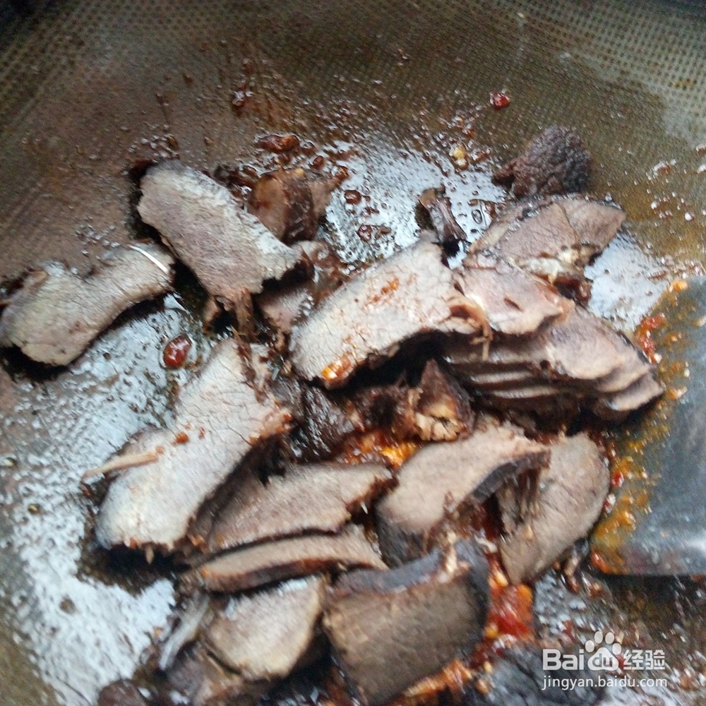 凉拌香辣牛肉片