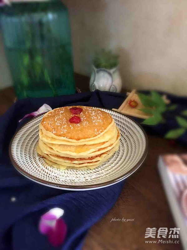 橙香松饼的做法