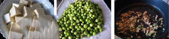 豌豆溜豆腐做法