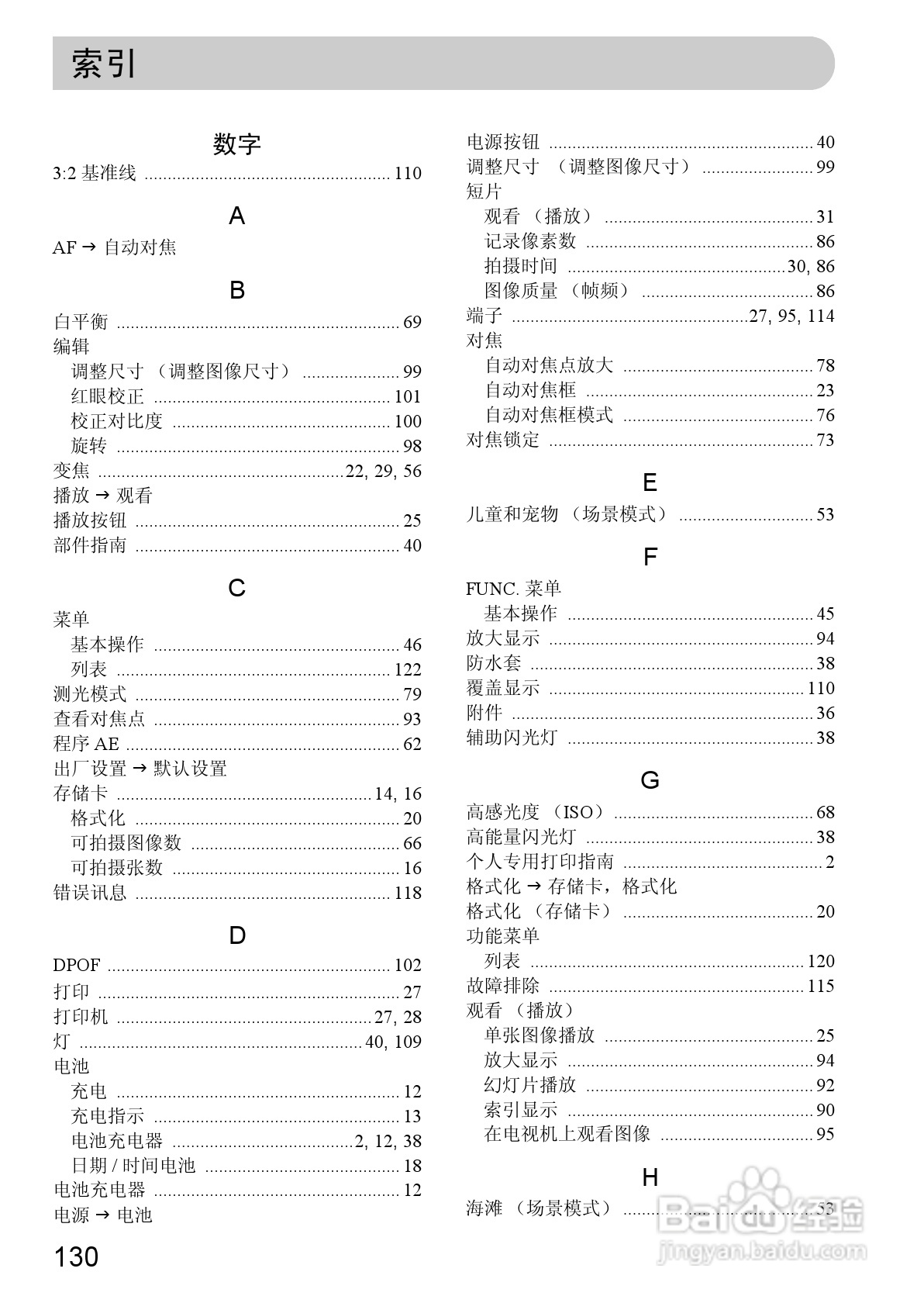 佳能IXUS9515数码相机使用说明书:[13]