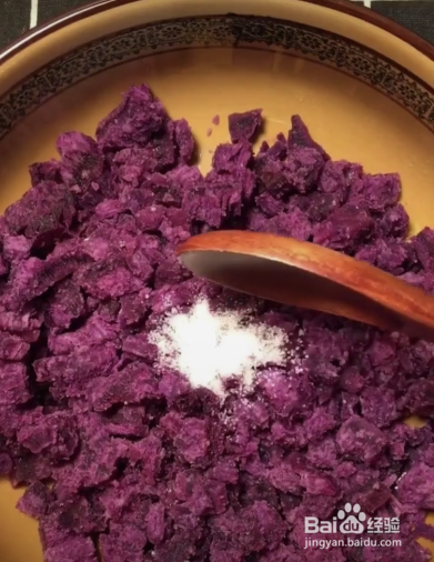 好吃的紫薯卷这样做