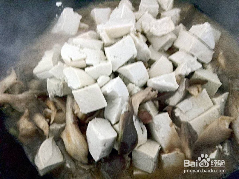 平菇炖豆腐的新做法