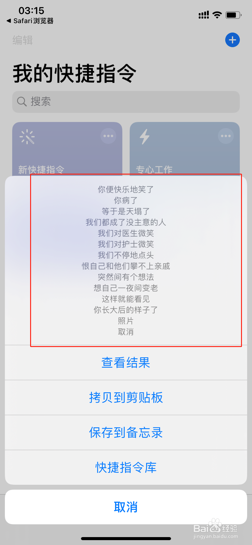 iPhone（苹果）手机如何使用识别文字功能