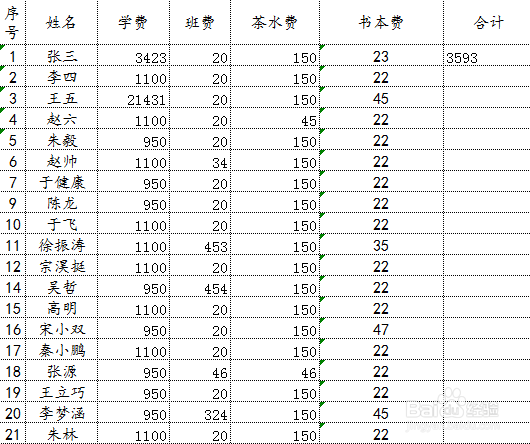 EXCEl中如何快速利用公式计算和排序