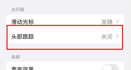 iPhone13如何配置抬眉为选择项目