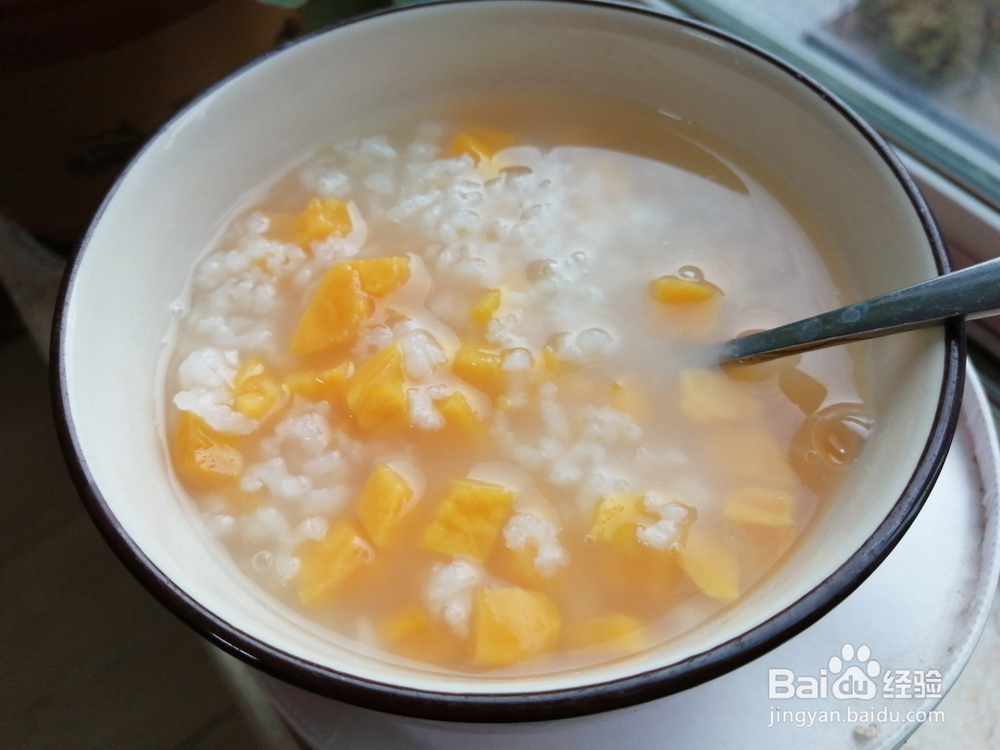赞不绝口的地瓜米粥