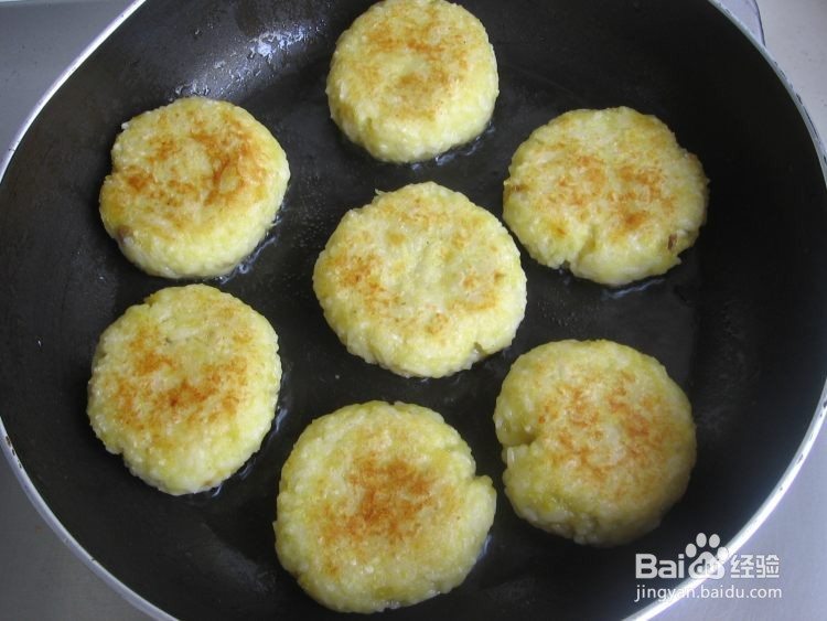 红薯米饭饼的做法