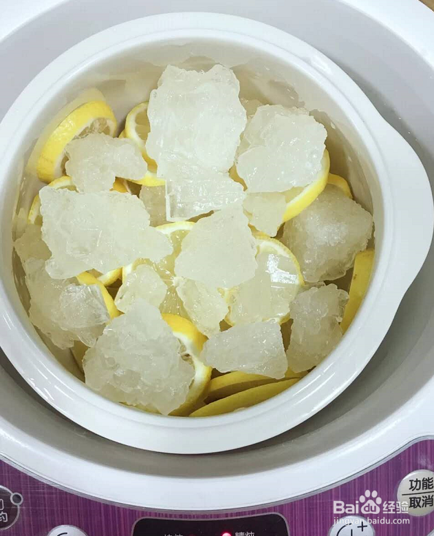 冰糖柠檬膏的做法