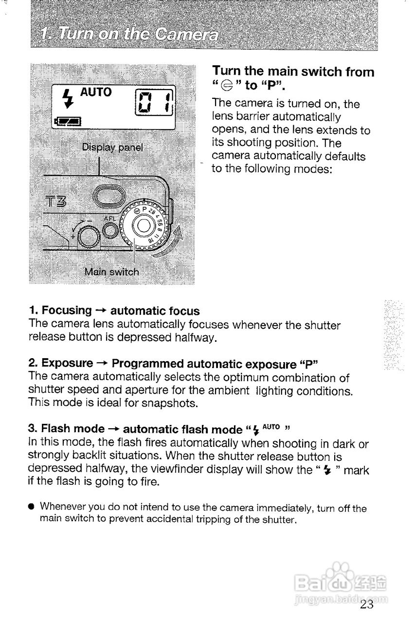 CONTAX T3数码相机说明书:[2]