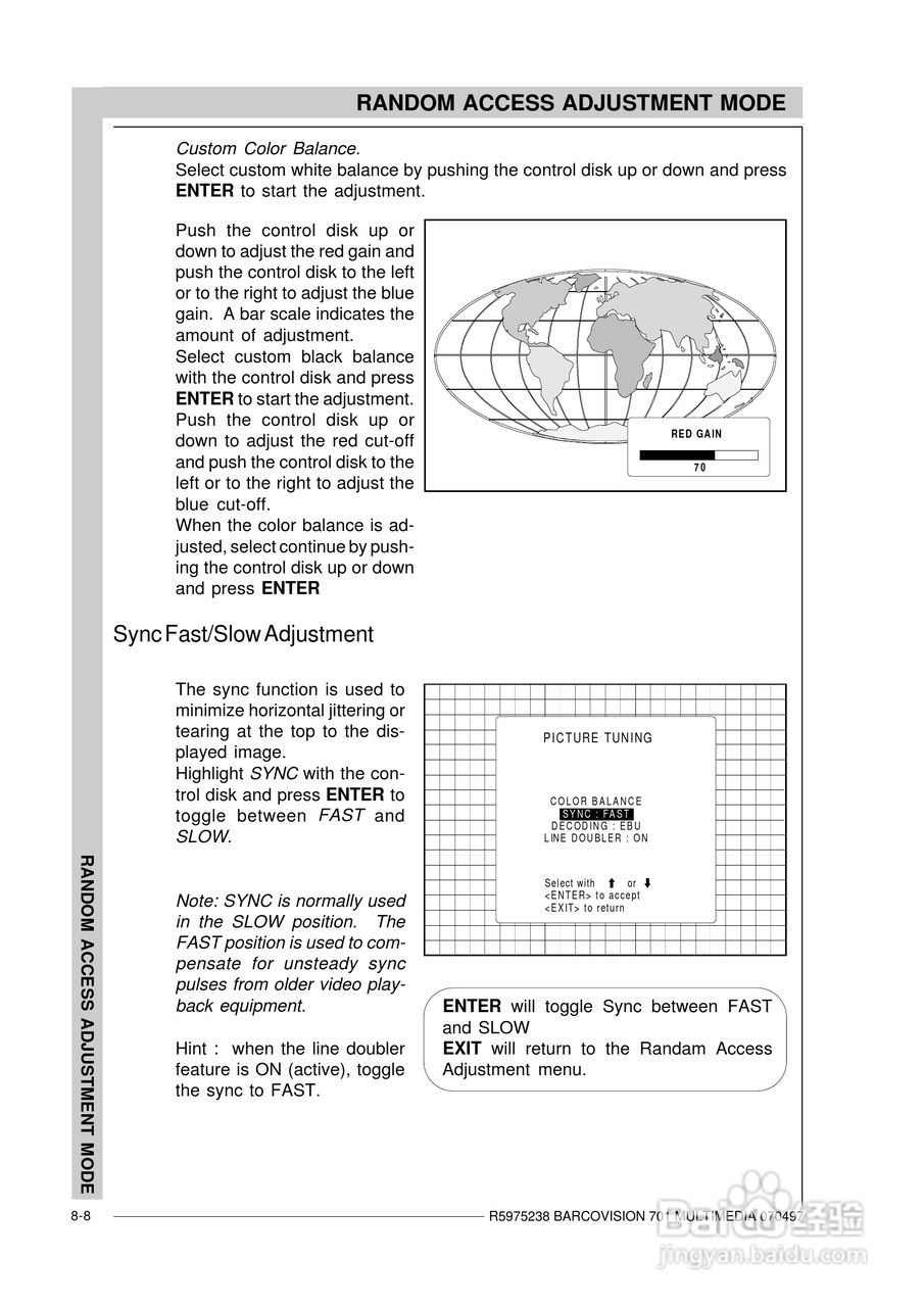 Barco巴可 VISION 701投影机说明书:[9]