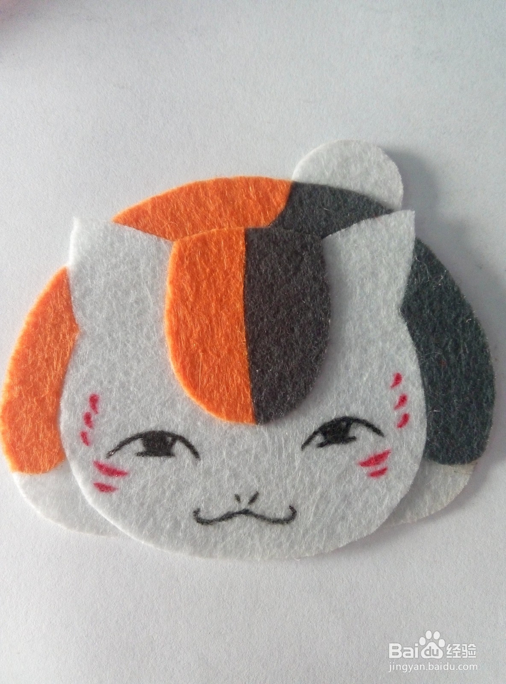 不织布夏目友人帐猫咪老师书签