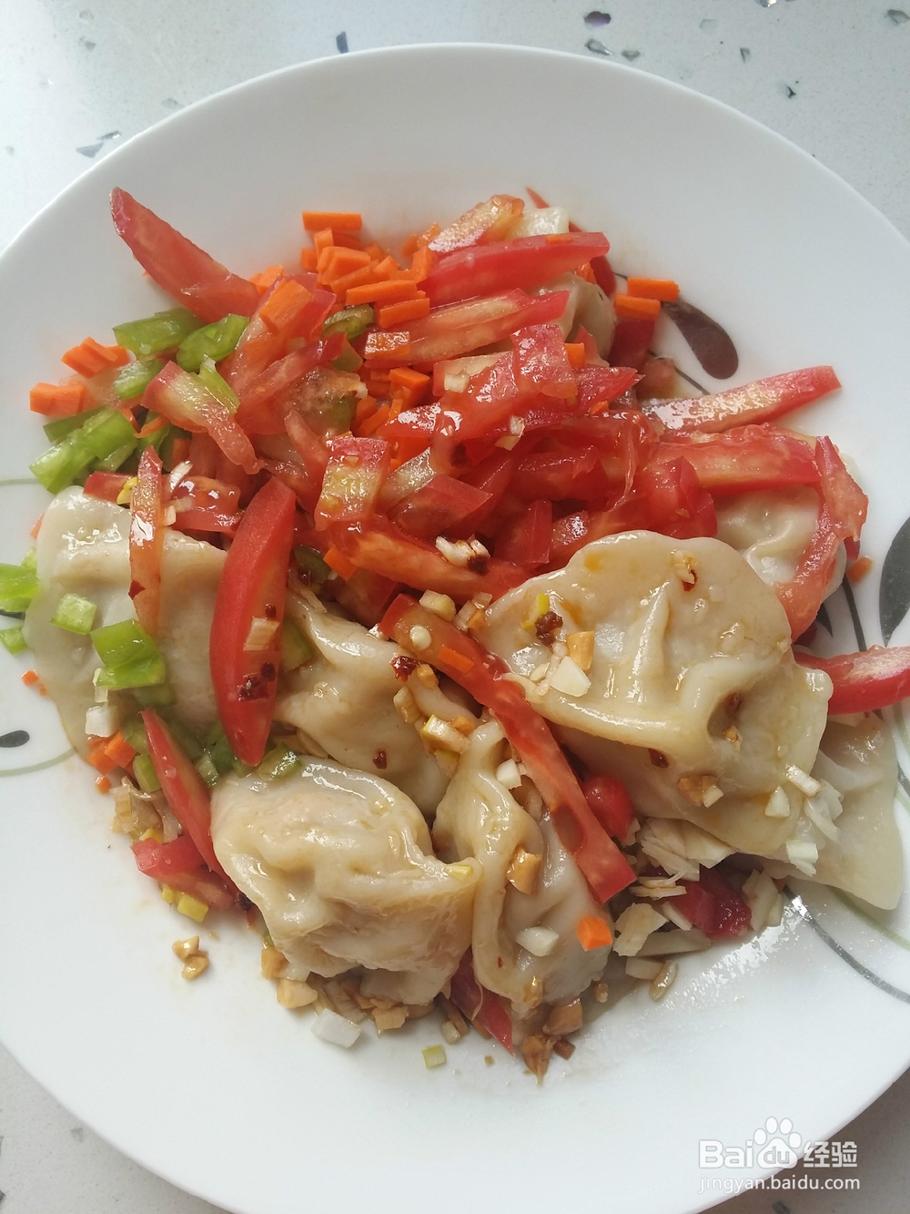 饺子新吃法--凉拌饺子