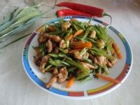 美白功效之四季豆炒肉