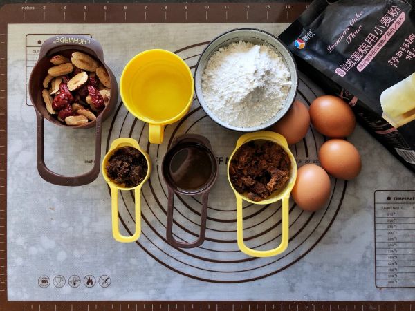 枣泥红糖桂花糕