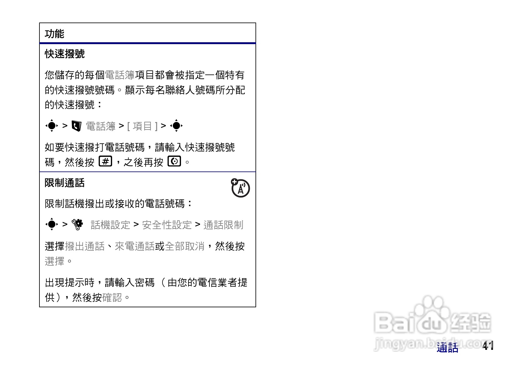 摩托罗拉ZN200手机使用说明书:[5]