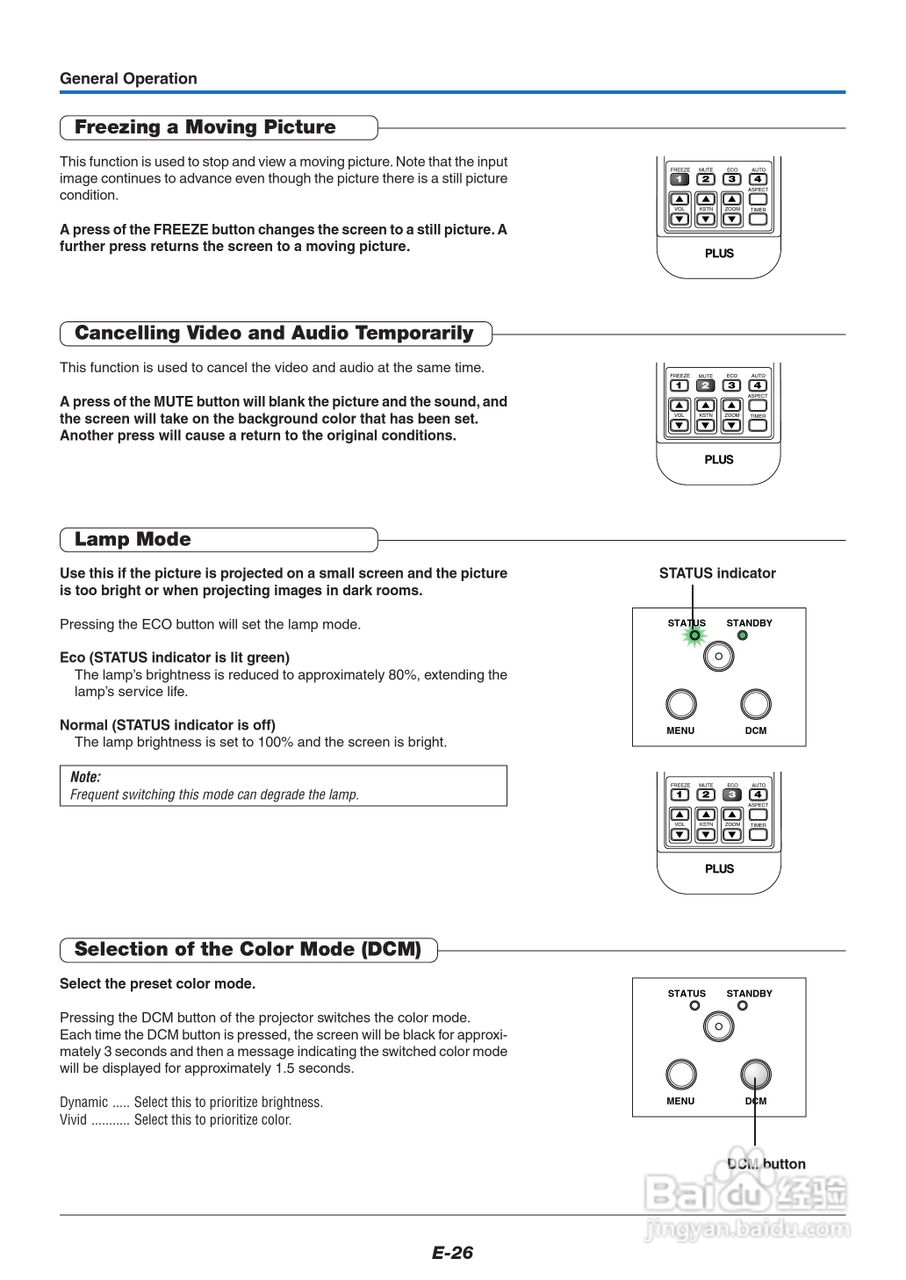 PLUS V-339投影机使用说明书:[3]