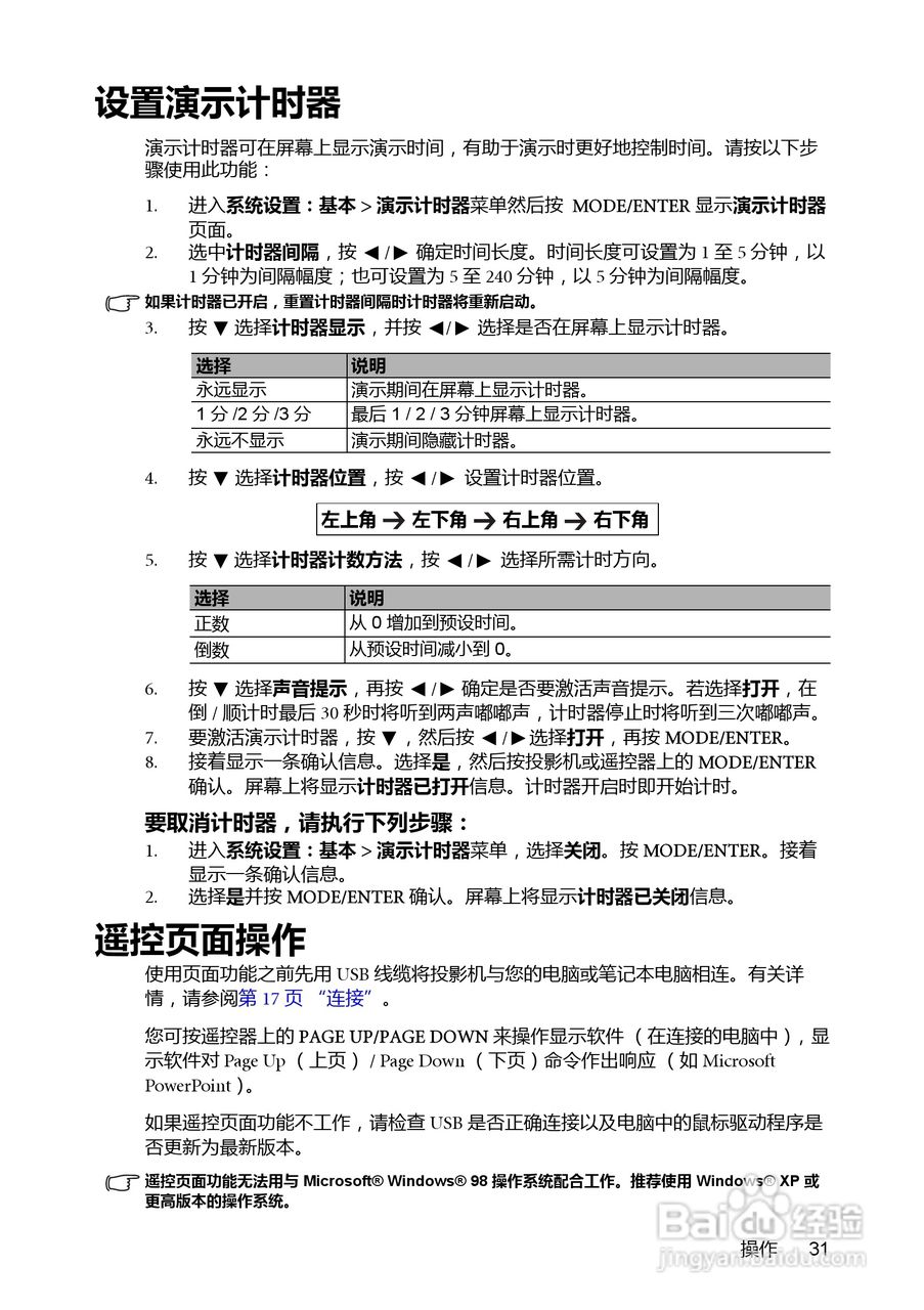 BenQ MX850UST投影机使用说明书:[4]