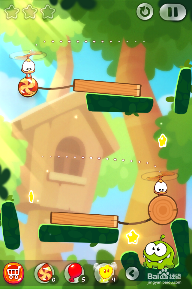 割绳子2：丛林第22关