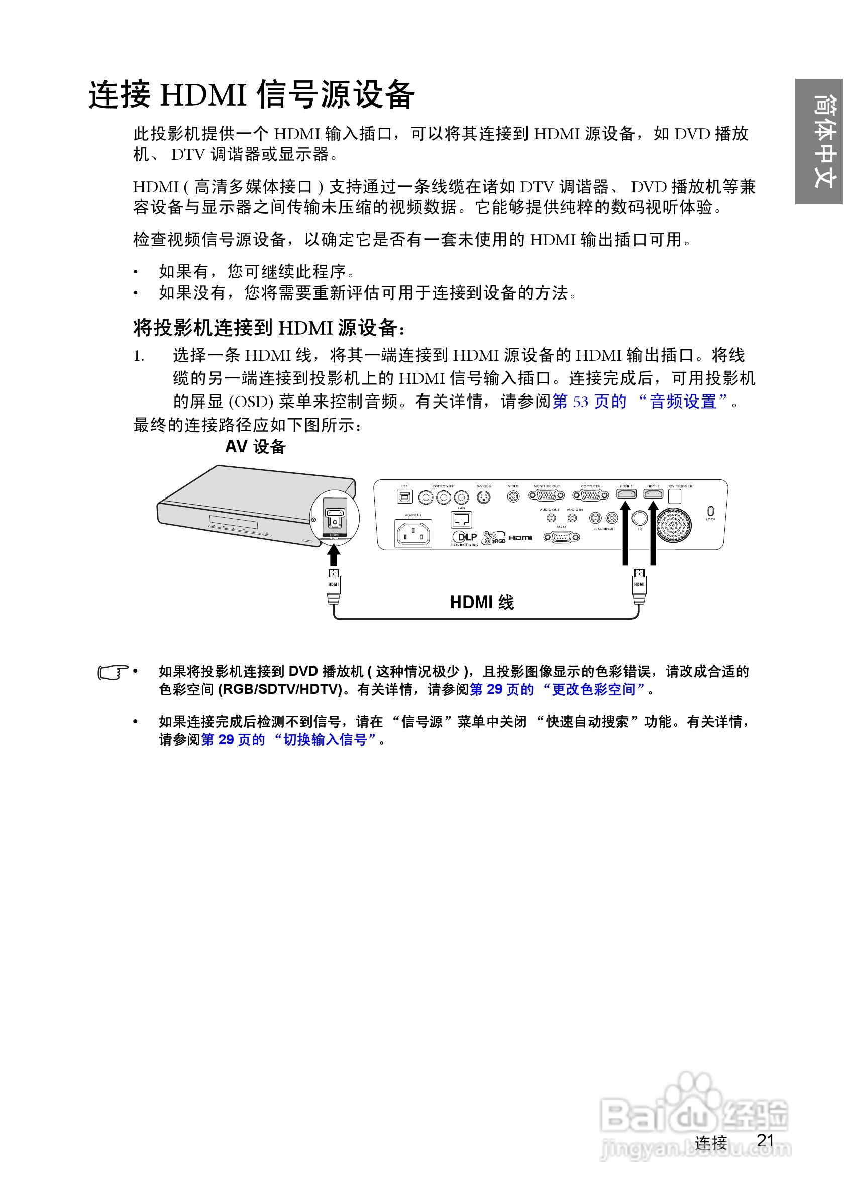 明基SP840投影机使用说明书:[3]