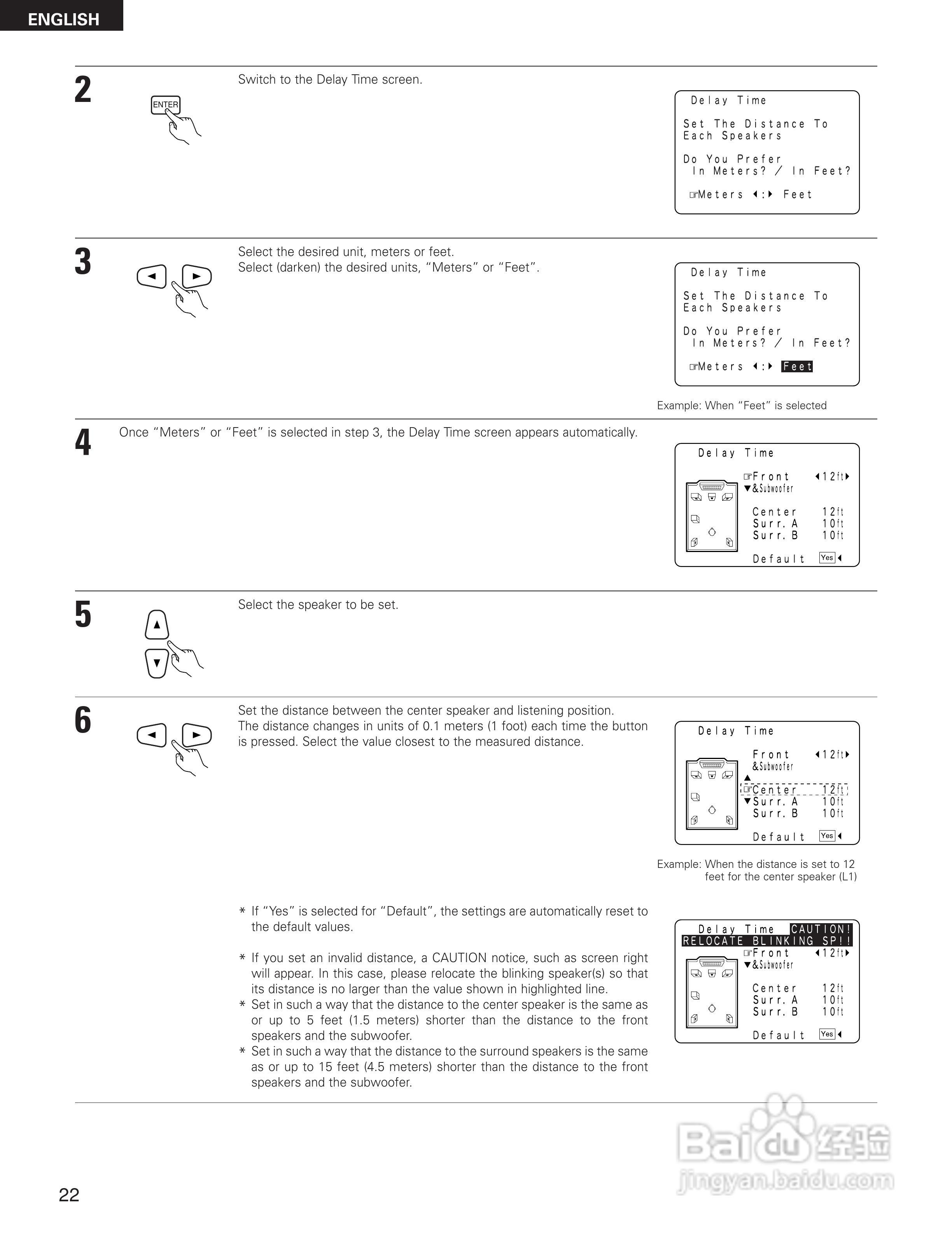 DENON AVR-3300影音回声接收机说明书:[3]