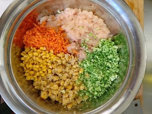 减脂小零食（鸡胸杂菜饼）