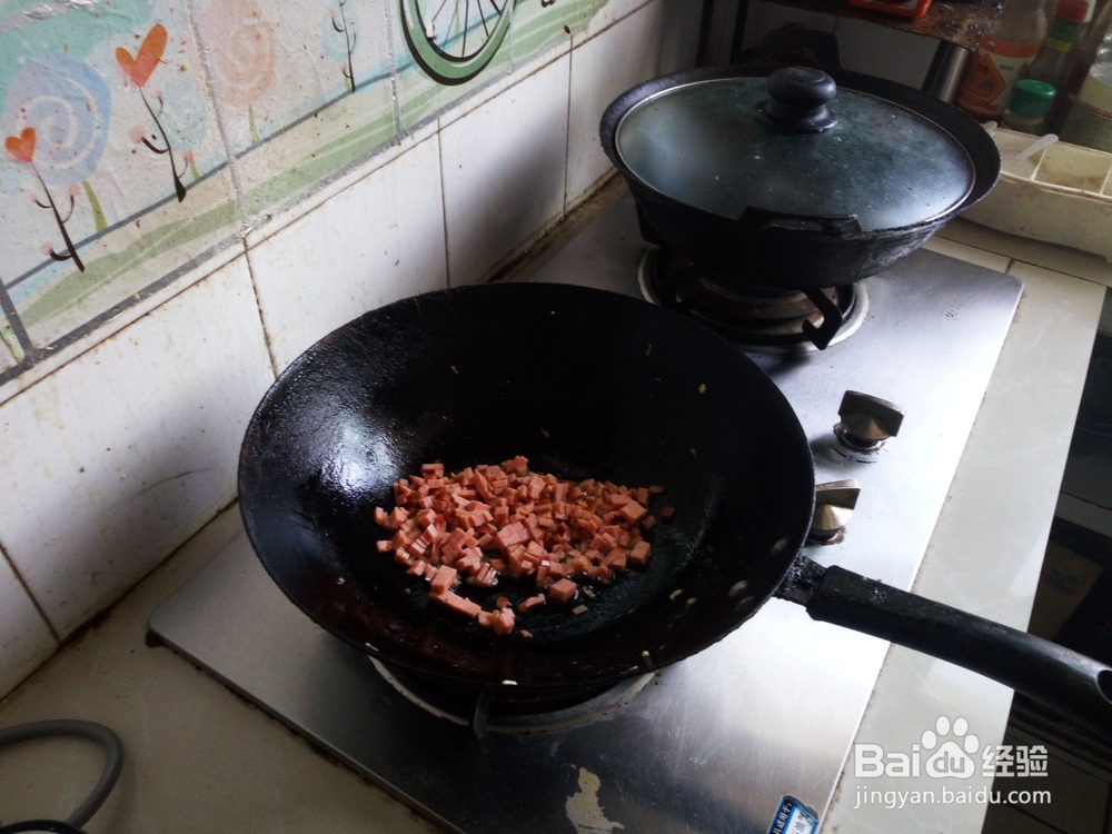 营养蛋炒饭----小盆友的大爱