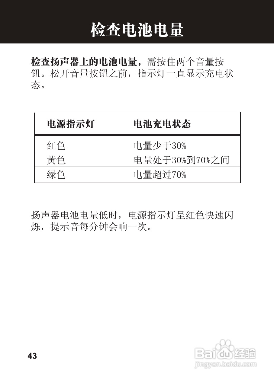 摩托罗拉EQ5蓝牙扬声器使用说明书:[5]