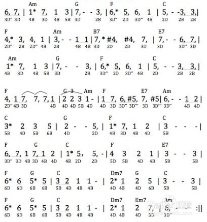 适合半音阶口琴的曲子（附曲谱）