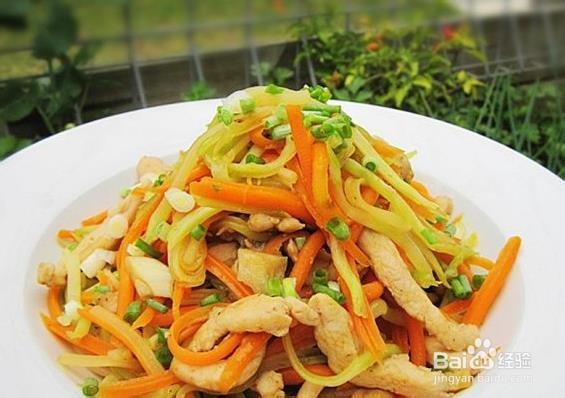 红萝卜三丝的做法