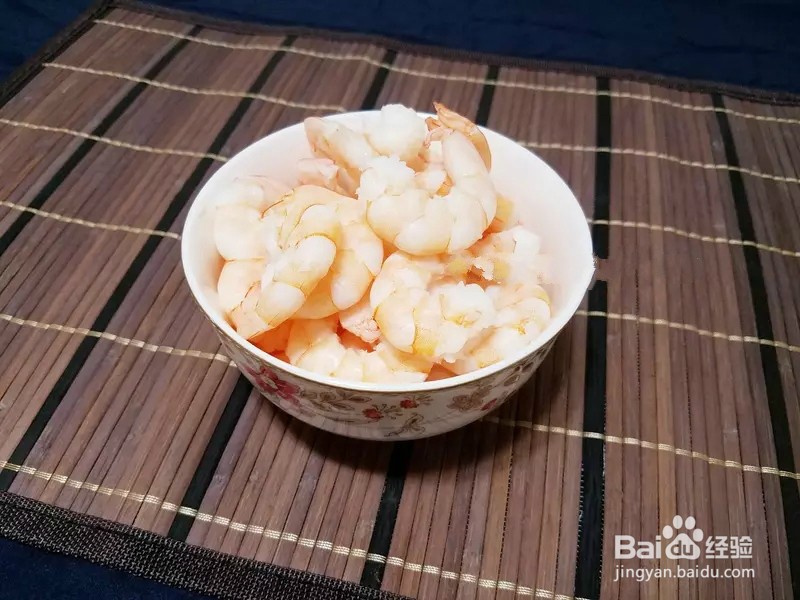 怎样做出家常菜系列之虾仁葱花蛋