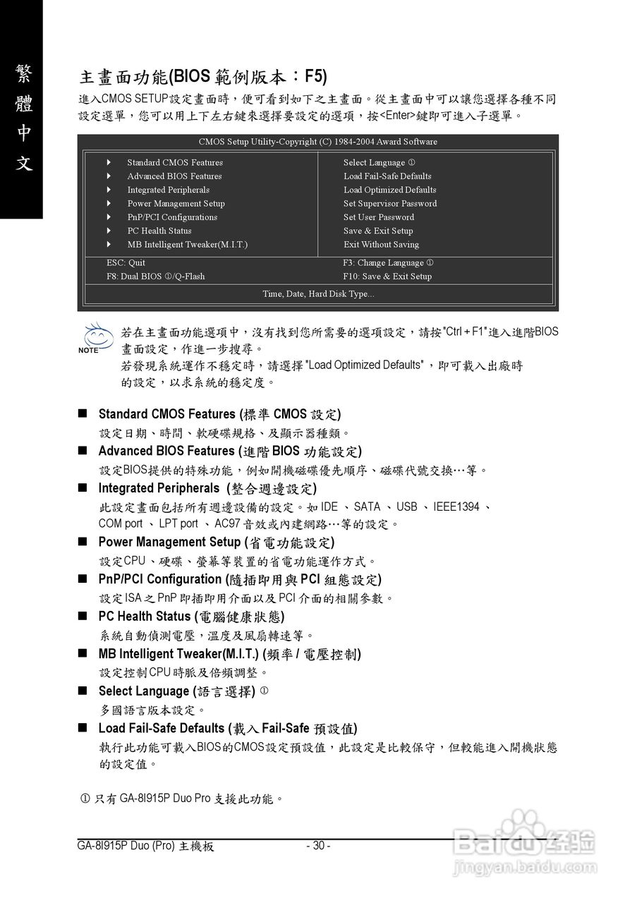 技嘉GA-8I915P Duo型主板说明书:[3]