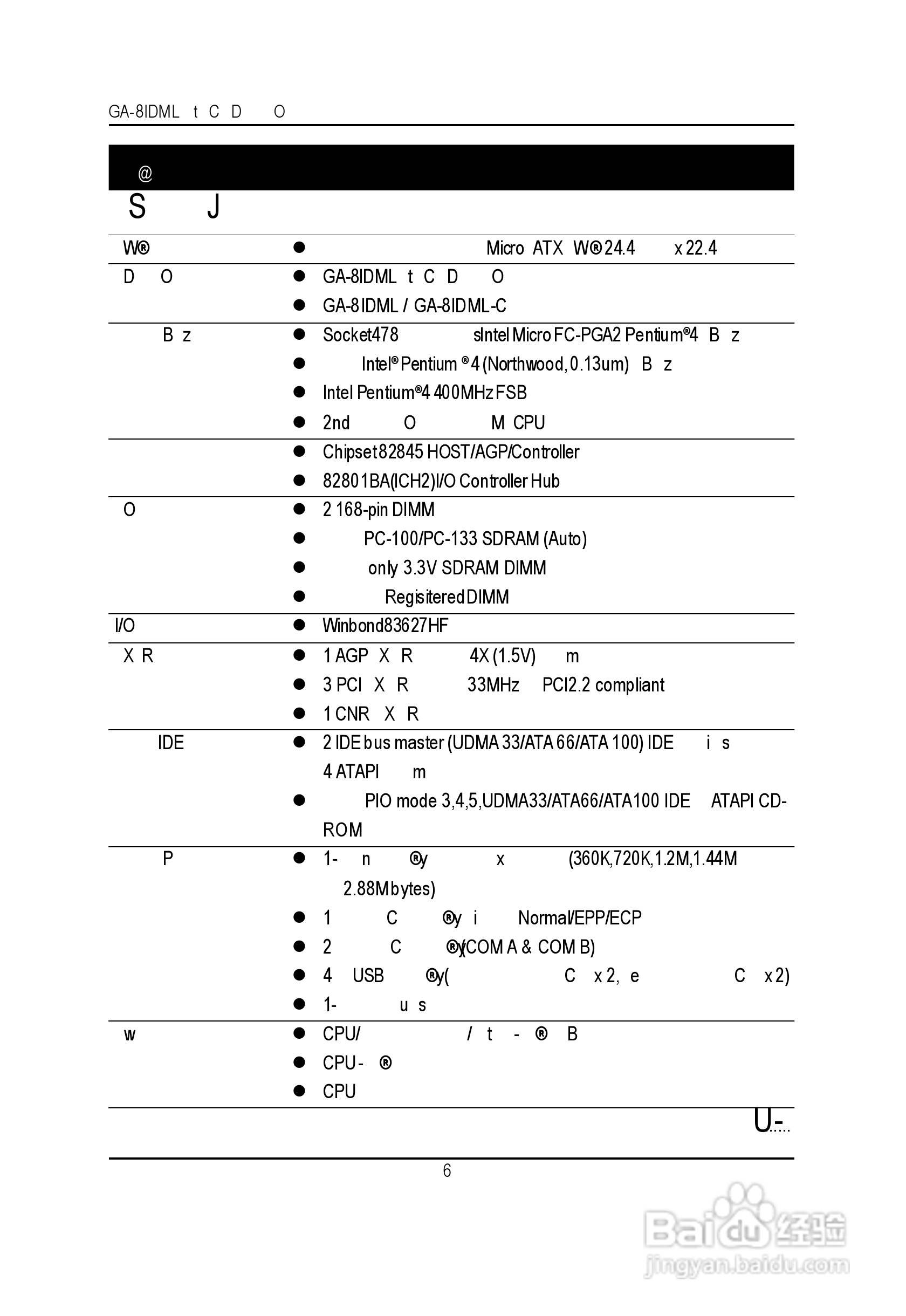 技嘉GA-8IDML型主板说明书:[1]
