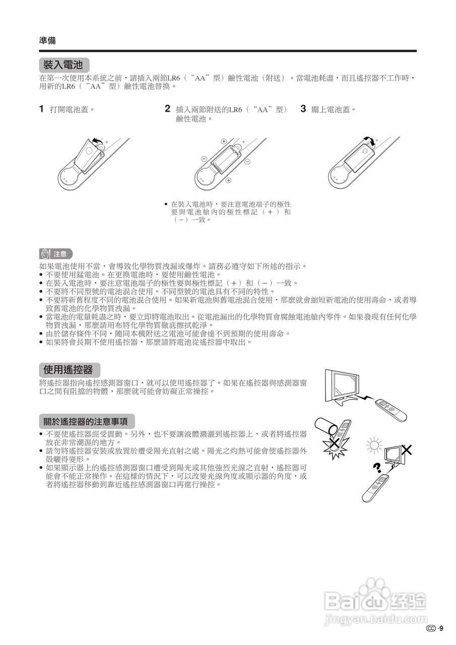声宝LC-30HV4H型液晶电视机说明书:[1]